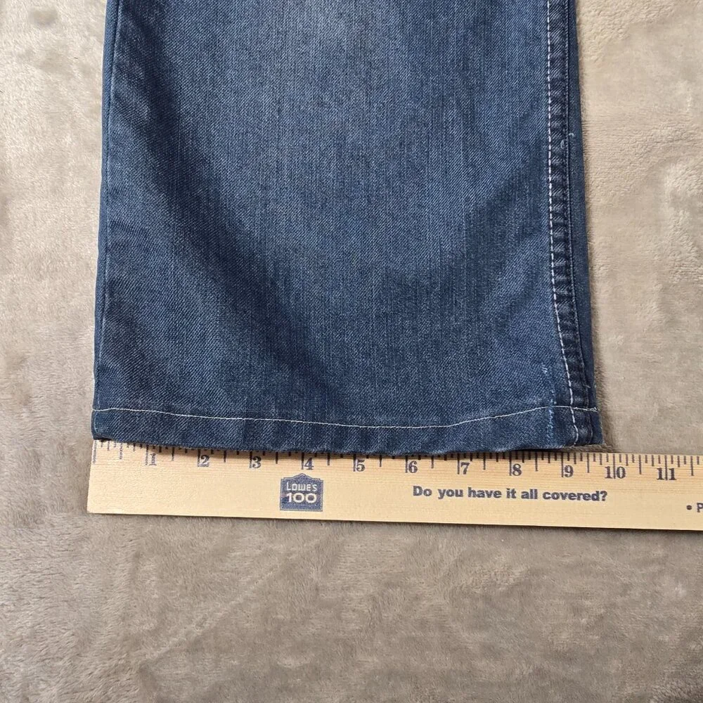 Buffalo David Bitton Ruffer Easy Jeans Mens 36 Medium Wash Bootcut Relaxed Denim - Picture 4 of 15